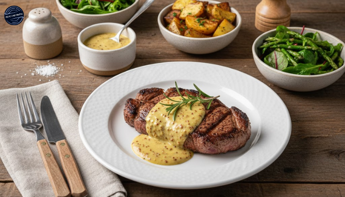Receita de Bife Ancho ao Molho Dijon