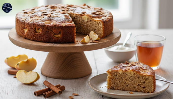 Receita de Bolo de Maçã Fit