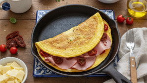 Receita de Omelete de Mortadela