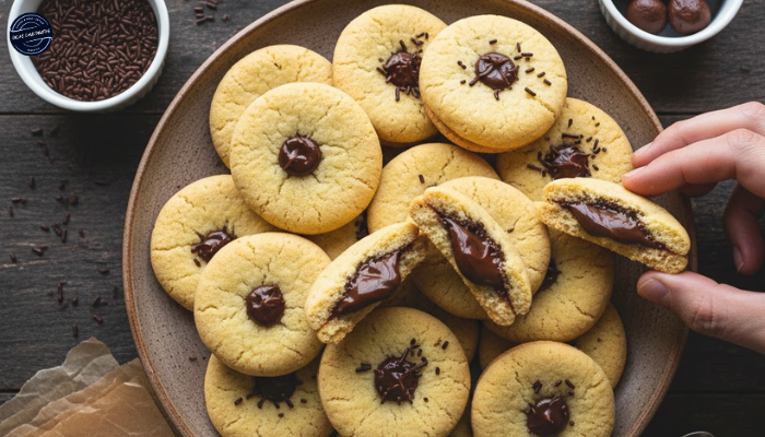 Receita de Biscoito Recheado de Brigadeiro