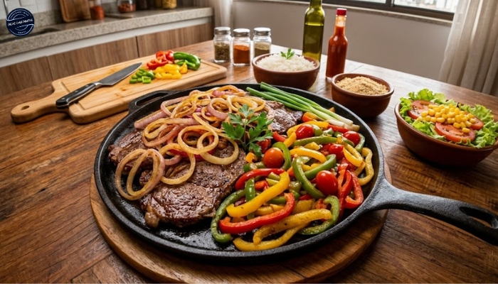 Receita de Bife Acebolado Colorido