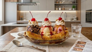 Receita de Banana Split