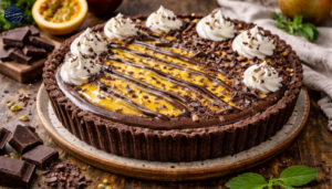 Receita de Torta de Maracujá com Chocolate