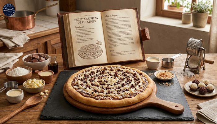 Receita de Pizza Doce de Prestídio