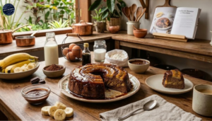 Receita de Pudim de Banana e Chocolate;