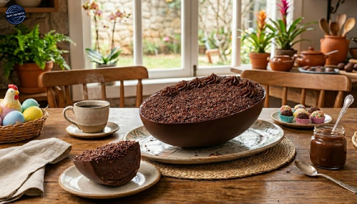 Receita de Ovo de Páscoa de Brigadeiro