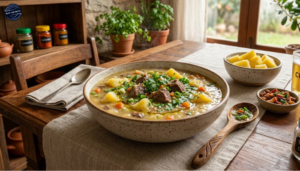Receita de Sopa de Mandioca e Carne