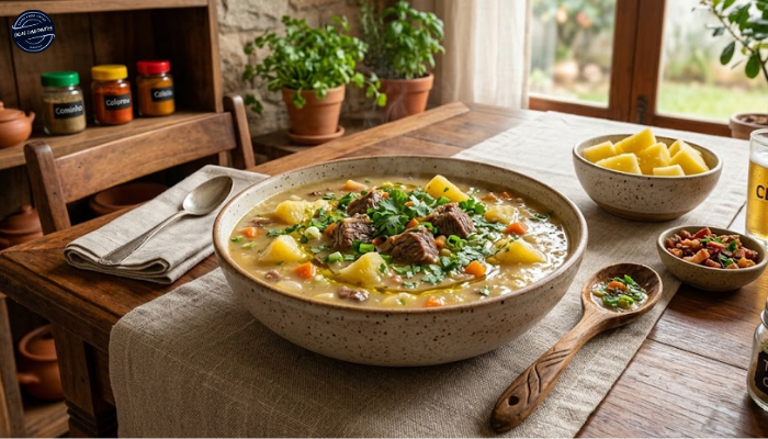 Receita de Sopa de Mandioca e Carne