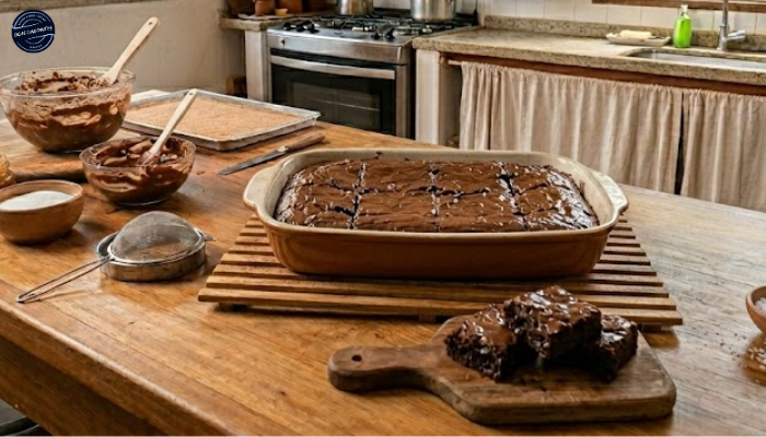 Receita de Brownie Cremoso
