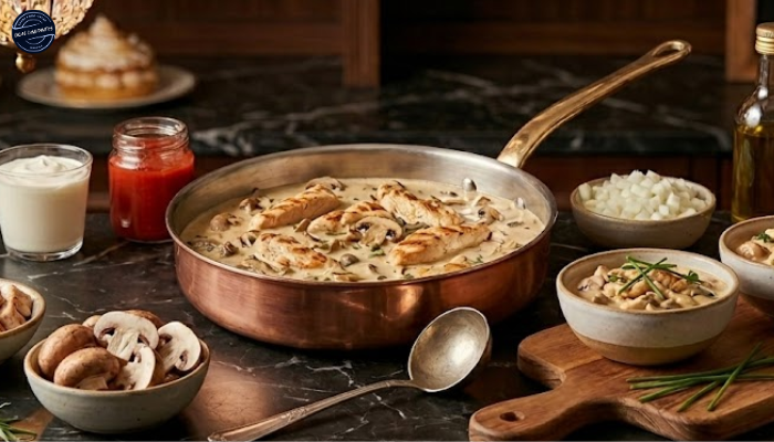 Receita de Estrogonofe de Frango Fit