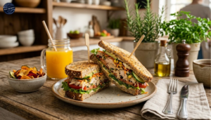 Receita de Sanduíche Natural de Frango