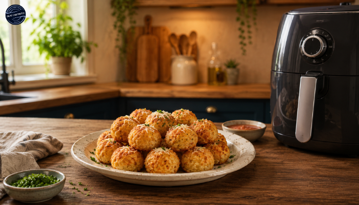 Receita de Bolinho de Arroz na AirFryer