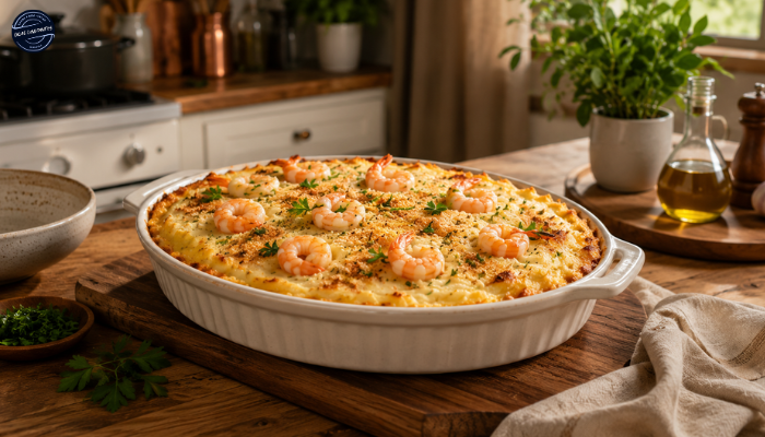 Receita de Escondidinho de Peixe com Camarão