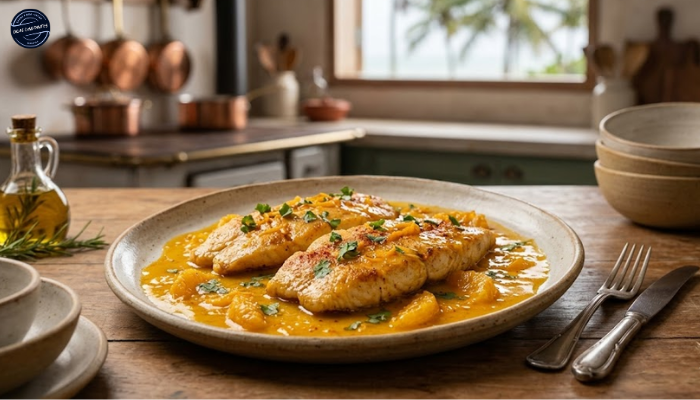 Receita de Peixe ao Molho de Laranja