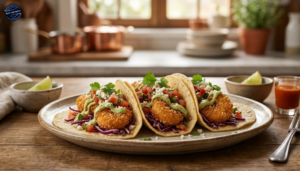 Receita de Tacos de Camarão Crocante