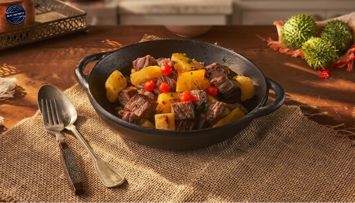 Receita de Carne-de-sol com Macaxeira