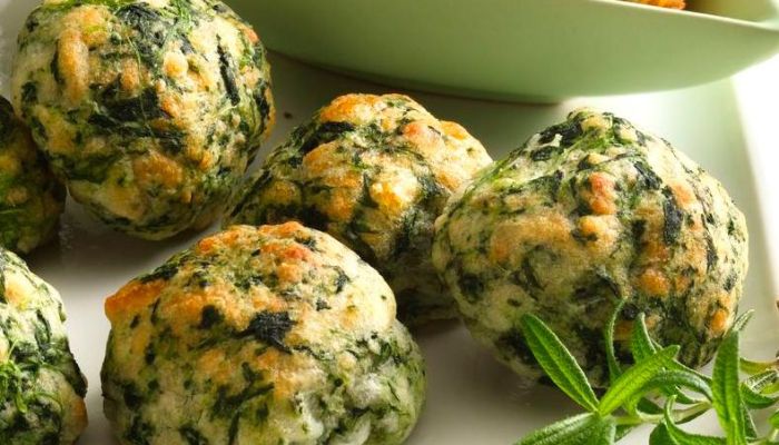 Receita de Bolinhos Fit de Espinafre