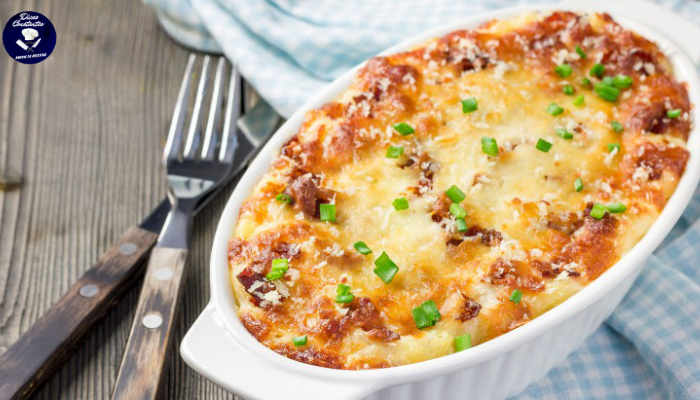 Receita de Macarrão ao Molho Branco e Queijo