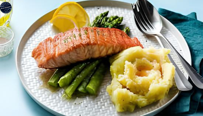 Receita de Salmão Assado e Aspargos