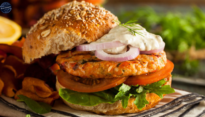 Receita de Hambúrguer de Salmão