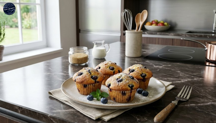 Receita de Muffin de Blueberry