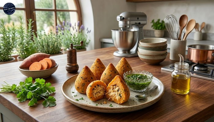 Receita de Coxinha de Batata-doce Fit