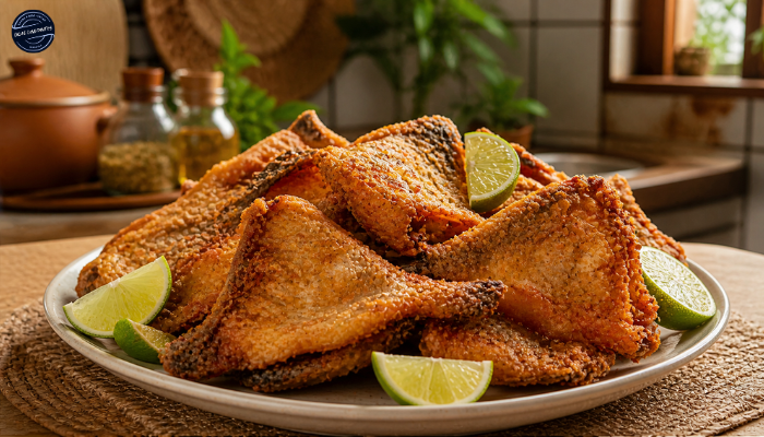 Receita de Arraia Frita Crocante
