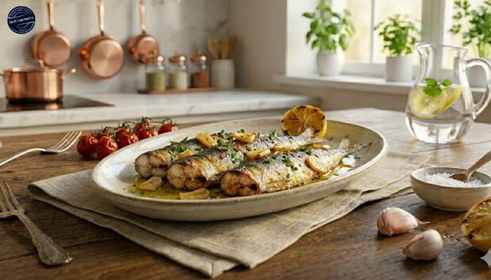 Receita de Sardinha ao Alho e Óleo